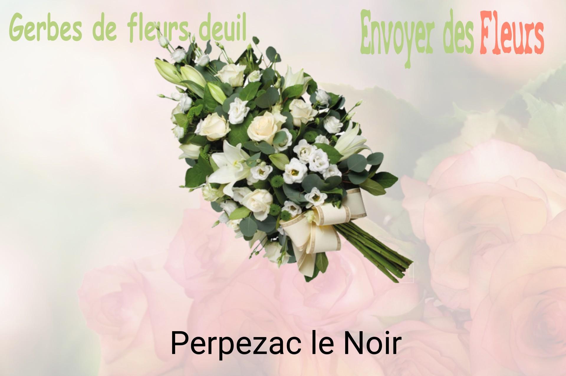Gerbe de fleurs de deuil livrée à Perpezac-le-Noir